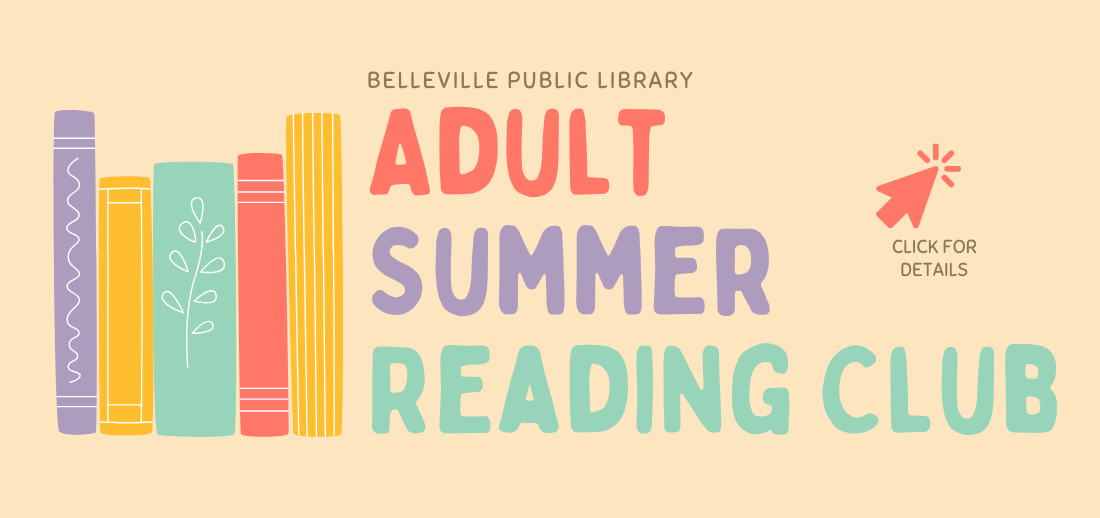 Sign up for the Adult Summer Reading Club and win prizes!!